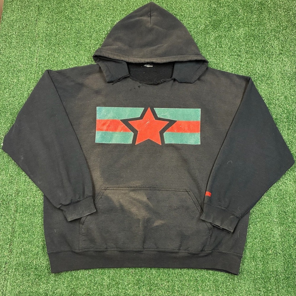 Vintage 90's Nickevery Skate "Gucci Style" ‎ Graphic Star Hoodie